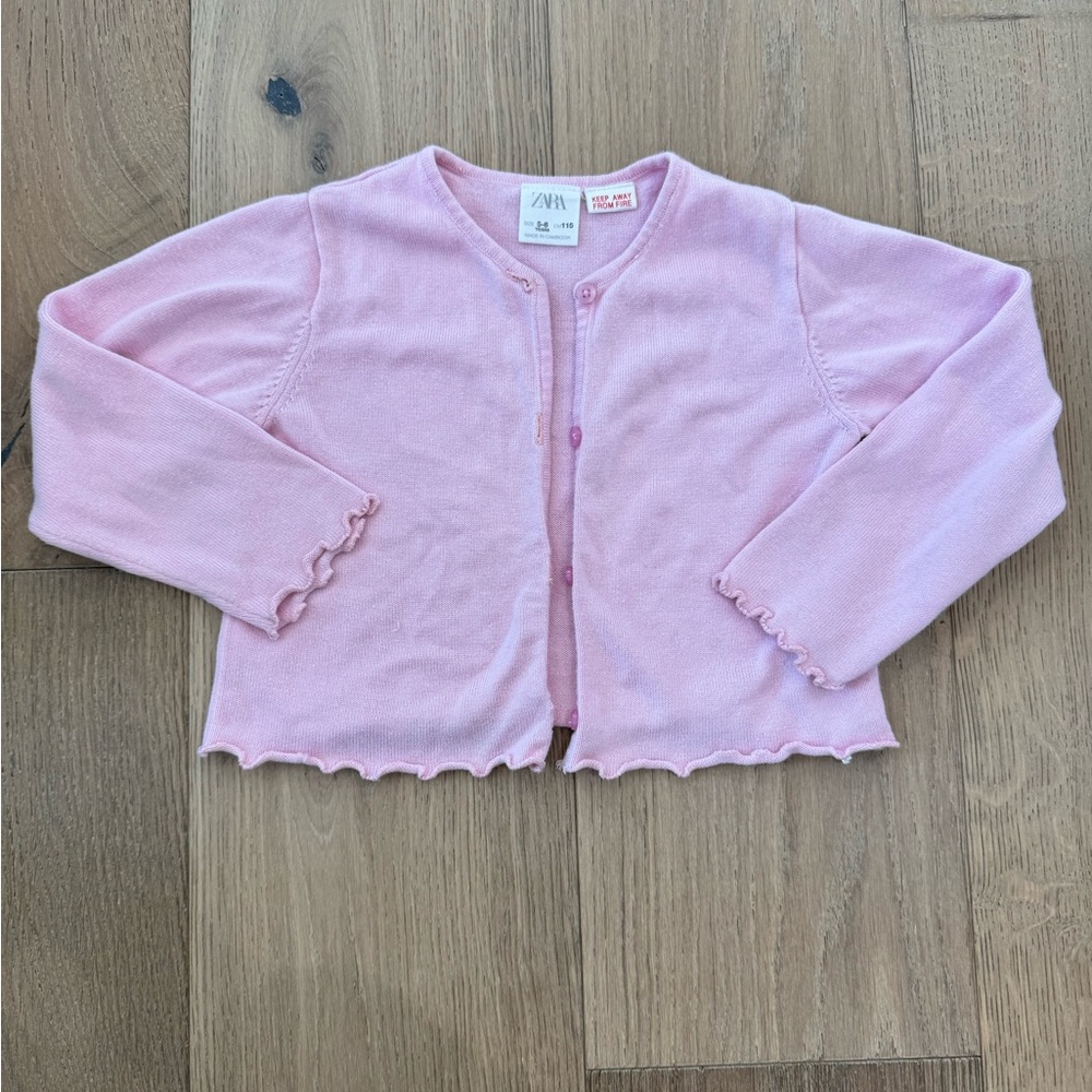 Zara Kids Pink Cardigan 5-6 years